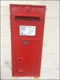 Image for Wall Mounted Post Box, Saxmundham Railway Station, Saxmundham, Suffolk, UK