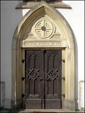 Image for Dvere kostela sv. Vita / Door of St. Vittus Church, Sobeslav, CZ