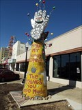 Image for An Organization's First Public Sculpture, Made By High School Students, Rises In Oak Cliff - Dallas, TX