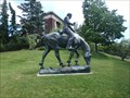 Image for Young Abe Lincoln on Horseback - Syracuse University, NY