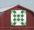 Image for Grandmother’s Cross Barn Quilt, rural Hudson, IA