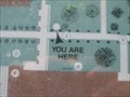 Image for "You are here" sign by the trellis - Santa Clara University - Santa Clara, CA