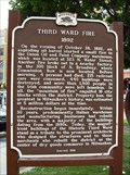 Image for Third Ward Fire Historical Marker