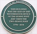 Image for Penny & Two- Penny Post - Gerrard Street, London, UK