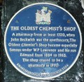 Image for Oldest Chemist’s Shop, 16 Market Place, Knaresborough, N Yorks