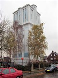 Image for Huge water tower in Almelo, Netherlands.