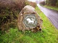 Image for DNP Boundary Sign, South Tawton, North Dartmoor, Devon UK