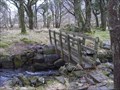 Image for Wood bridge over the brook, Cwn Natcol, Llanbedr, Gwynedd