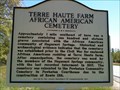 Image for Terre Haute Farm African American Cemetery