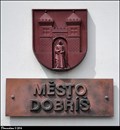 Image for Dobríš CoA on Town Hall / Znak Dobríše na radnici - Dobríš (Central Bohemia)
