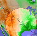 Image for ISS Sighting - California - Alabama