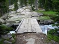 Image for Footbridge on the East Rosebud Trail south of Russell Lake - Montana
