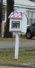 Image for US Flag Little Free Library - Brinkley AR