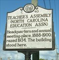 Image for Teachers Assembly (North Carolina Education Association), Marker C-40