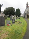 Image for Cemetery, Church of St John the Evangelist, B4401, Cynwyd, Denbighshire, Wales, UK