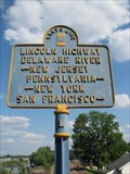 Image for New Jersey - Pennsylvania Border Crossing Old Lincoln Highway