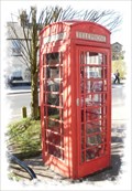 Image for Red Telephone Box - High Street, Wingham, Kent, UK.