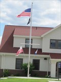 Image for Marquette Coast Guard Station Nautical Flagpole - Marquette, MI