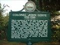 Image for Colonel John Goffe