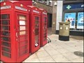 Image for Uxbridge Gold Double Post Box - Uxbridge, UK.