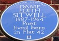 Image for Dame Edith Sitwell - Greenhill, Hampstead High Street, London, UK