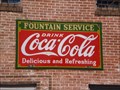 Image for Fountain Service Coke Sign - Rocky Ford, CO