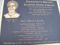 Image for Gwendolyn Brooks.  Illinois State Library, Springfield, Illinois
