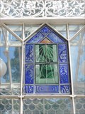Image for Vertical (Stained Glass) Sundial - Horniman Gardens, London Road, Forest Hill, London, UK