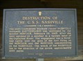 Image for Destruction of the C.S.S. Nashville Historical Marker