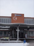 Image for Clock on railway station Karviná, Czech Republic