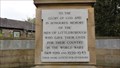 Image for Ecclesiaticus 44:1-15 – Ccombined World War I and II Memorial – Littleborough, UK