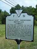 Image for "Texas Jack" Omohundro Birthplace