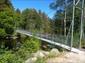 Image for Suspension bridge over river Krokant in Knäred, Sweden