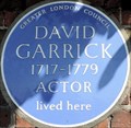 Image for David Garrick - Hampton Court Road, London, UK