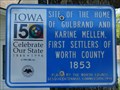 Image for First Settlers of Worth County - Northwood, IA