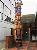 Image for Nootka Court Totem Pole - Courtney Street Entrance - Victoria, British Columbia, Canada