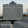 Image for Cedar Grove Cemetery -  Lebanon TN