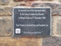 Image for Union Carbide Gas Disaster Memorial - Edinburgh, Scotland, UK
