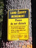 Image for Deschutes National Forest Land Survey Monument - La Pine, Oregon