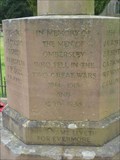 Image for WWI Memorial, St Andrew's, Ombersley, Worcestershire, England