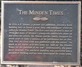 Image for First Issue of the Minden Times