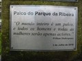 Image for Ribeira Park stage, Shakespeare quote - V. N. Famalicão