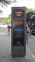 Image for Cycle Sign Time And Temperature Information - Copenhagen, Denmark