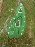 Image for Green Fairy Door with Green Frame - Portpatrick, Scotland, UK