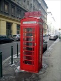 Image for Red Telephone box in Budapest