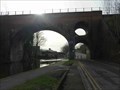 Image for Rail bridge over canal, Worcester, Worcestershire, England