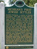 Image for Michigan's First Jewish Settler - Mackinaw City, MI