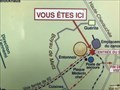 Image for "Vous êtes ici" plan du Ravin du Génie (Est) - Lachalade - Grand Est - France