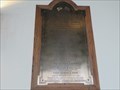 Image for First Baptist Church - Roll of Honour - First World War - Ottawa, Ontario