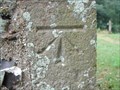 Image for Cut Bench Mark on Selmeston Church, Sussex.